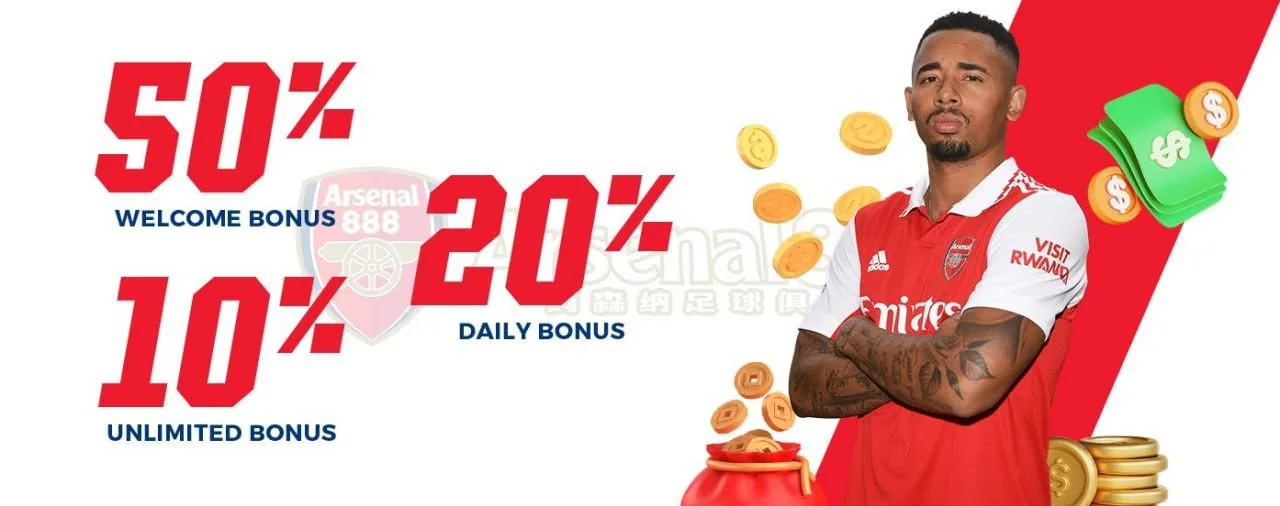 welcomebonus arsenal888